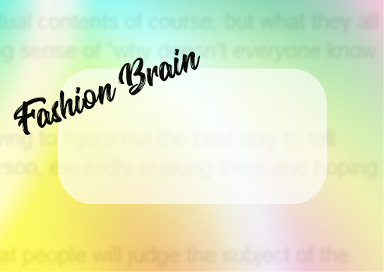 black letter fashion brain